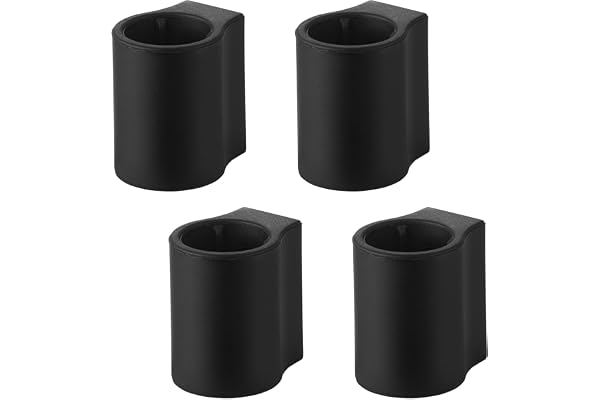 山崎実業(Yamazaki) マグネット ペンホルダー 4個組 ブラック W1.5×D1.9×H2cm(1つあたり) タワー tower ペン 印鑑 リップ 収納 サッと使える マグネット式 10734