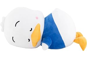 MORIPiLO 抱き枕 サンリオ あひるのペックル 【 滑らかな素材を使用 マシュマロ触感 】 ぬいぐるみ だきまくら 大きい クッション 可愛い 大きいサイズ | すやすや添い寝枕 約45cm (あひるのペックル)