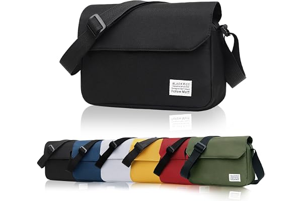 [Luxiwear] 【めっちゃ入る！】 ショルダーバッグ メンズ レディース 斜めがけ カバン 大容量 肩掛けバッグ 小さめ 軽量 通勤 出張 旅行 | 超軽量×5ポケット収納×おしゃれ