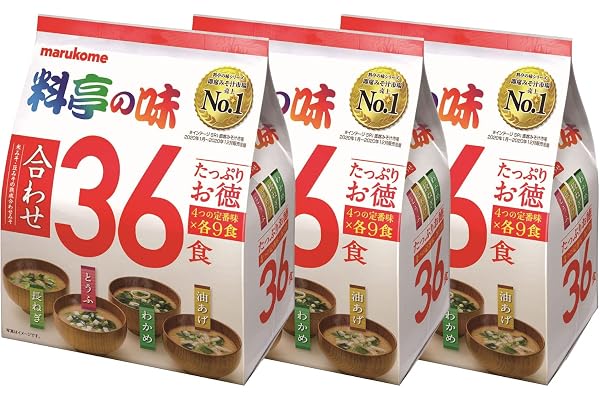 マルコメ 味噌 たっぷりお徳料亭の味 36食×3個