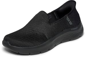 SKECHERS(スケッチャーズ) レディース ハンズフリー スリップインズ:ゴーウォーク フレックス - レリッシュ_124963W | 洗濯機洗い可能 幅広 スニーカー