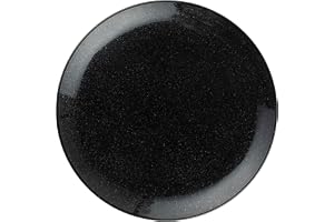 【公式】YAMATSU STANDARD 黒中華 28cm皿 黒 大皿 平皿 食洗機 電子レンジ対応 耐熱 日本製 | ディナープレート、メイン皿、盛皿、シェア用、家庭用、業務用、おしゃれ、シンプル、磁器、黒御影、ツヤあり
